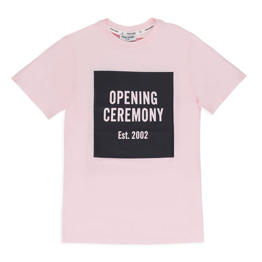 PINK BOX LOGO T-SHIRT