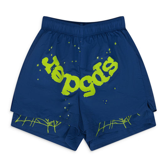 Blue OG Web Double Layer Shorts