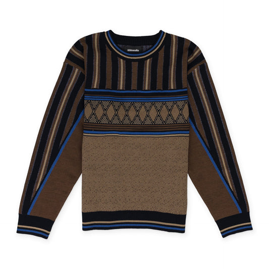 Brown Ahluwalia Kuti Knitted Crew Brown