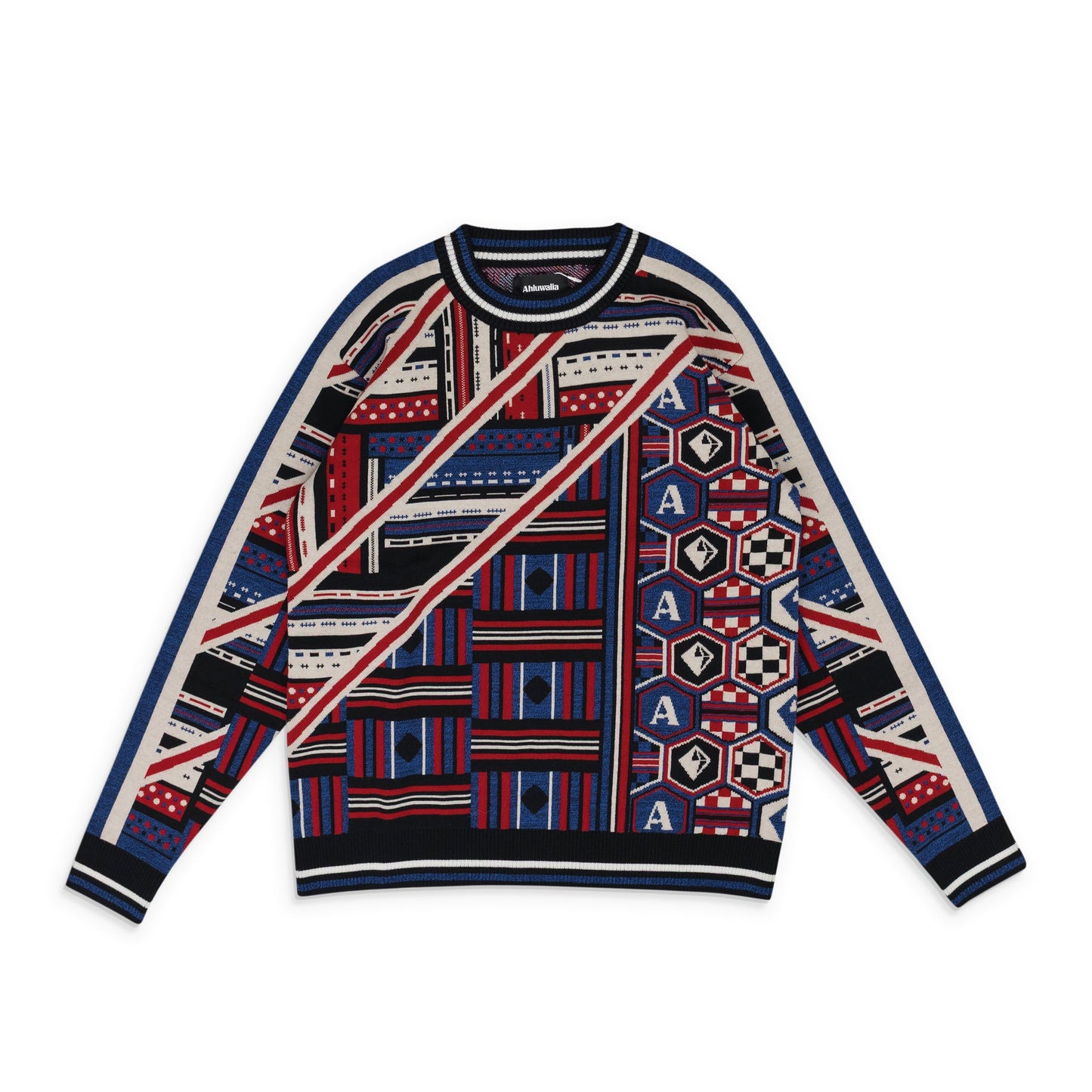 Multicolor Quadri Knit Jumper