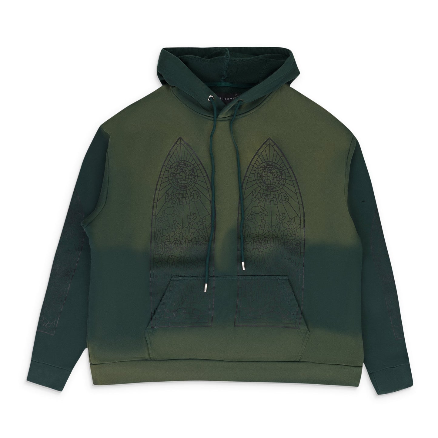 Green Witness Hooded Pullover