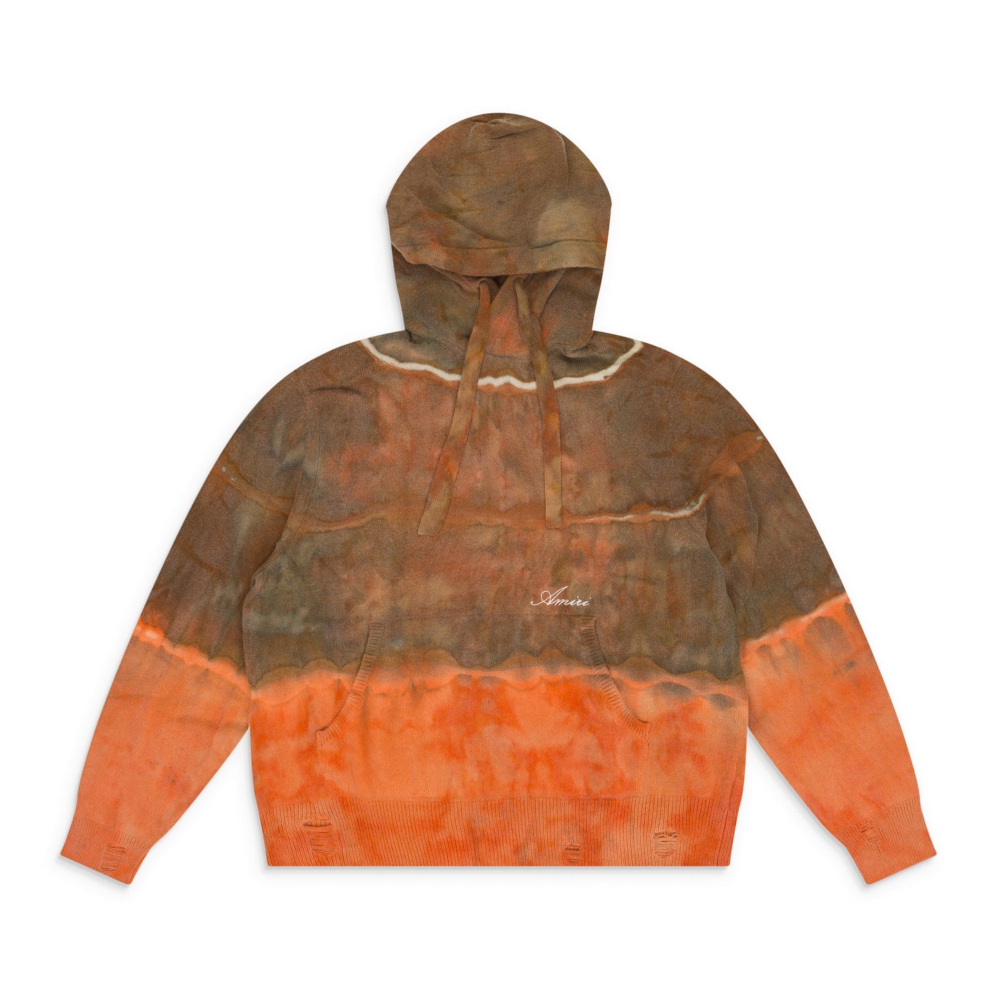 Orange Tie Dye Hoodie