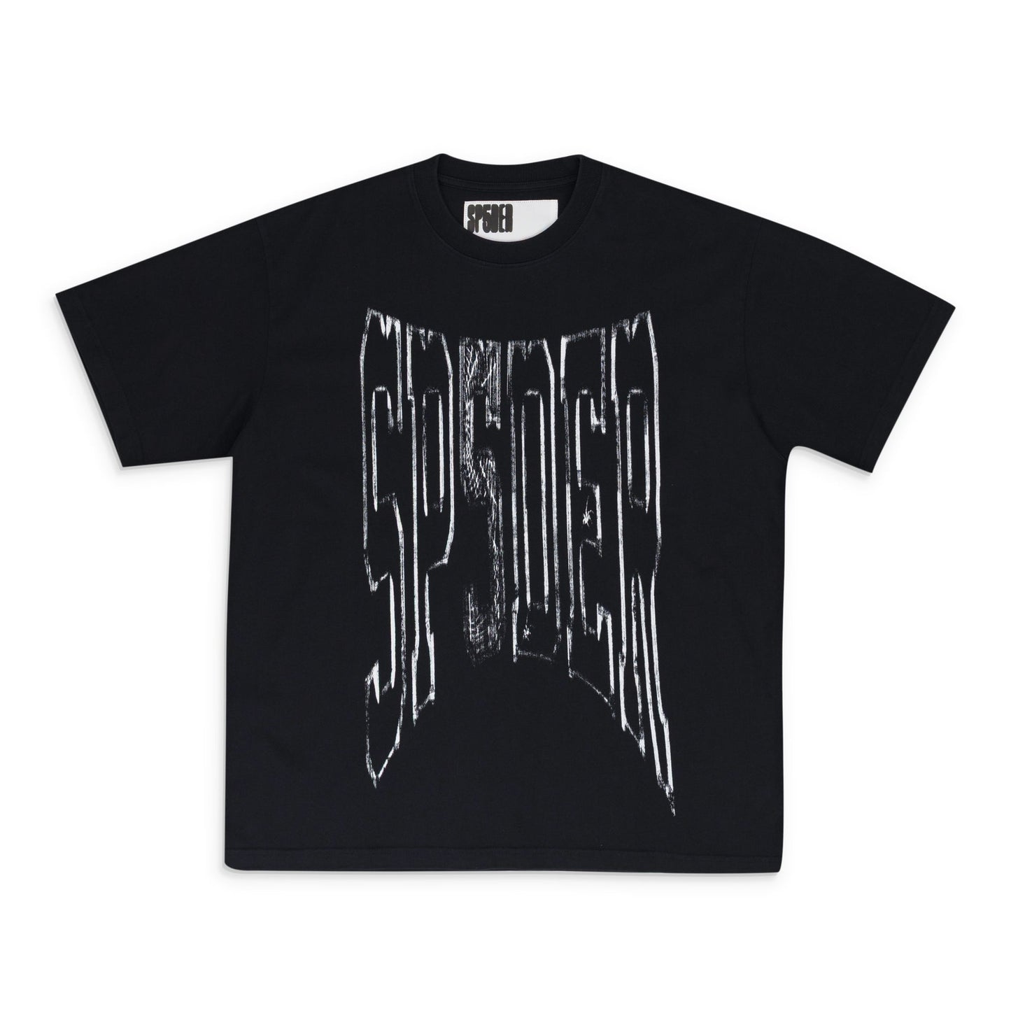 Black Diffused Collegiate T-Shirt