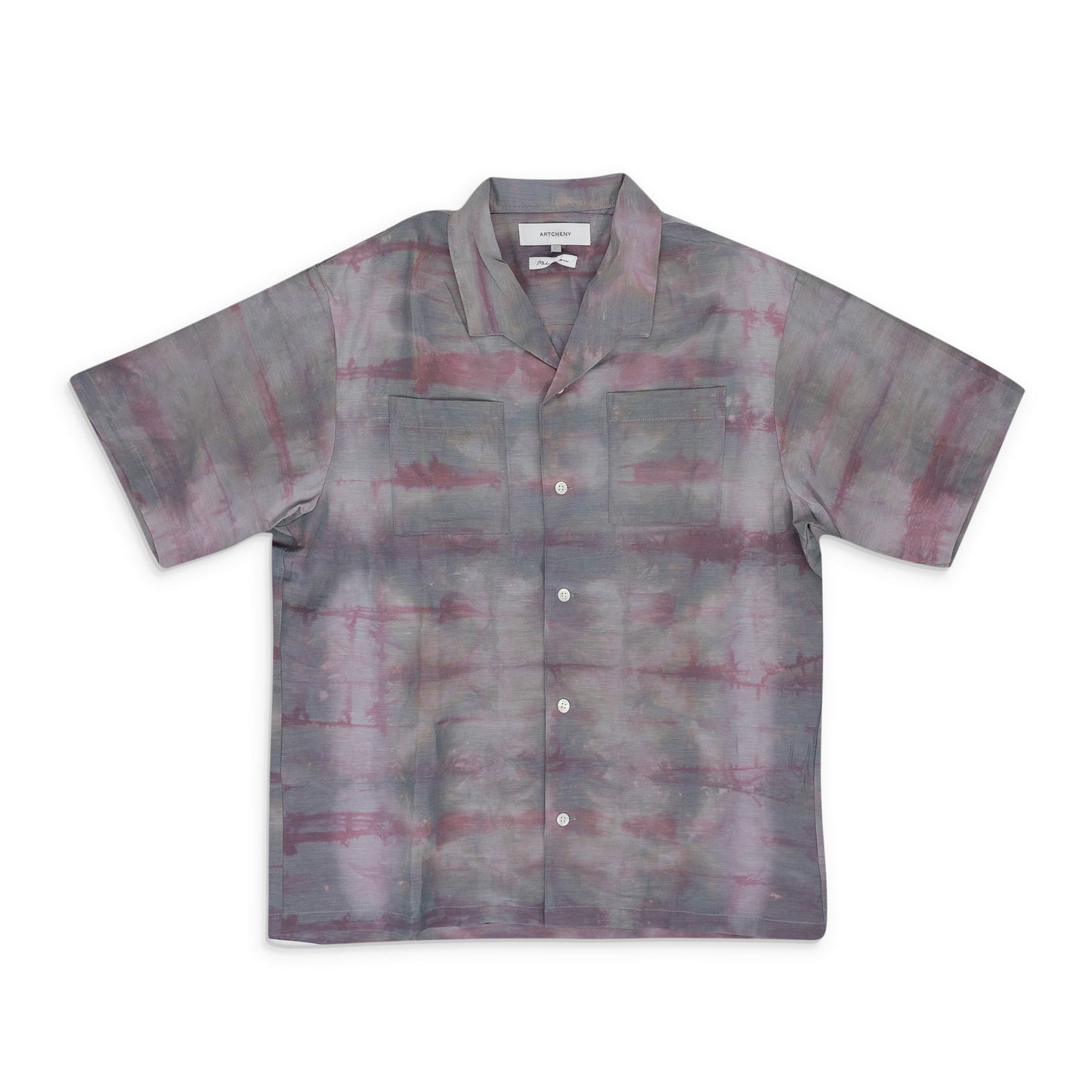 Dyed Italian Collar Shirt