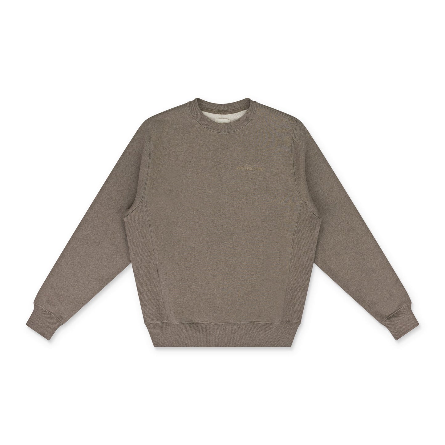 Brown Melange Uniform Crewneck Sweatshirt