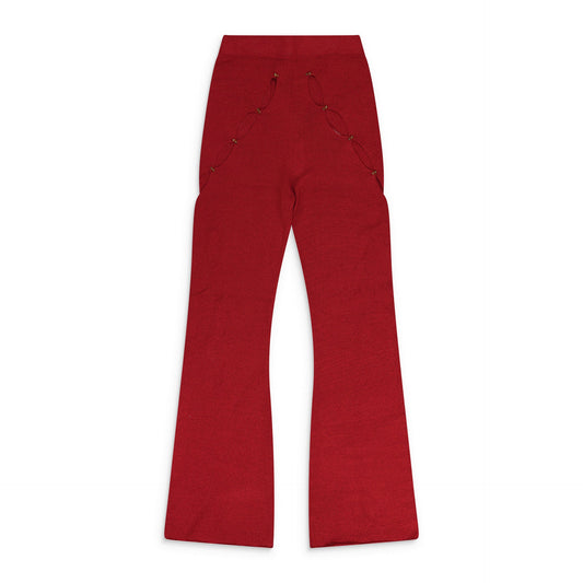 Red Knit Pants