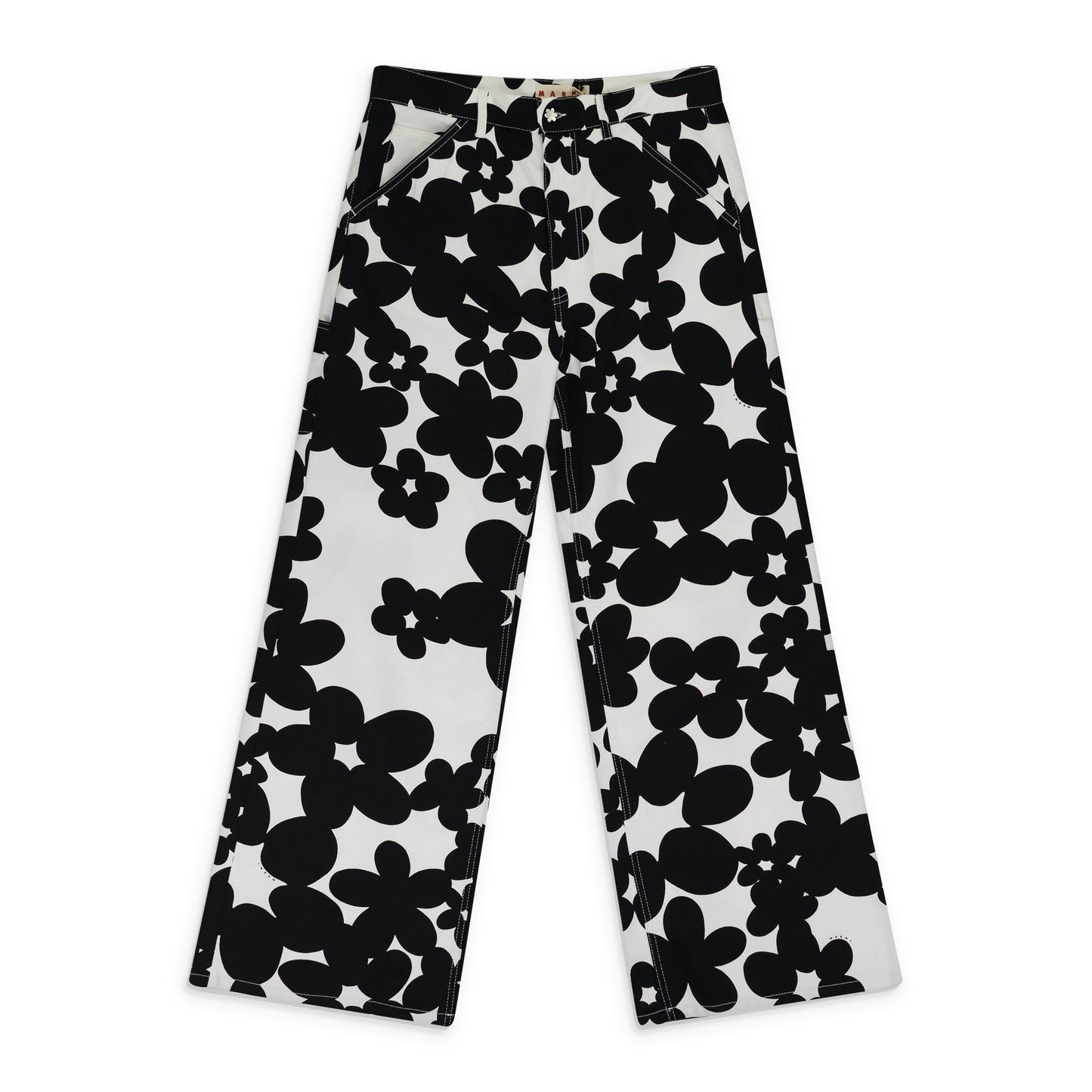 Multicolor Dillies Printed Trousers