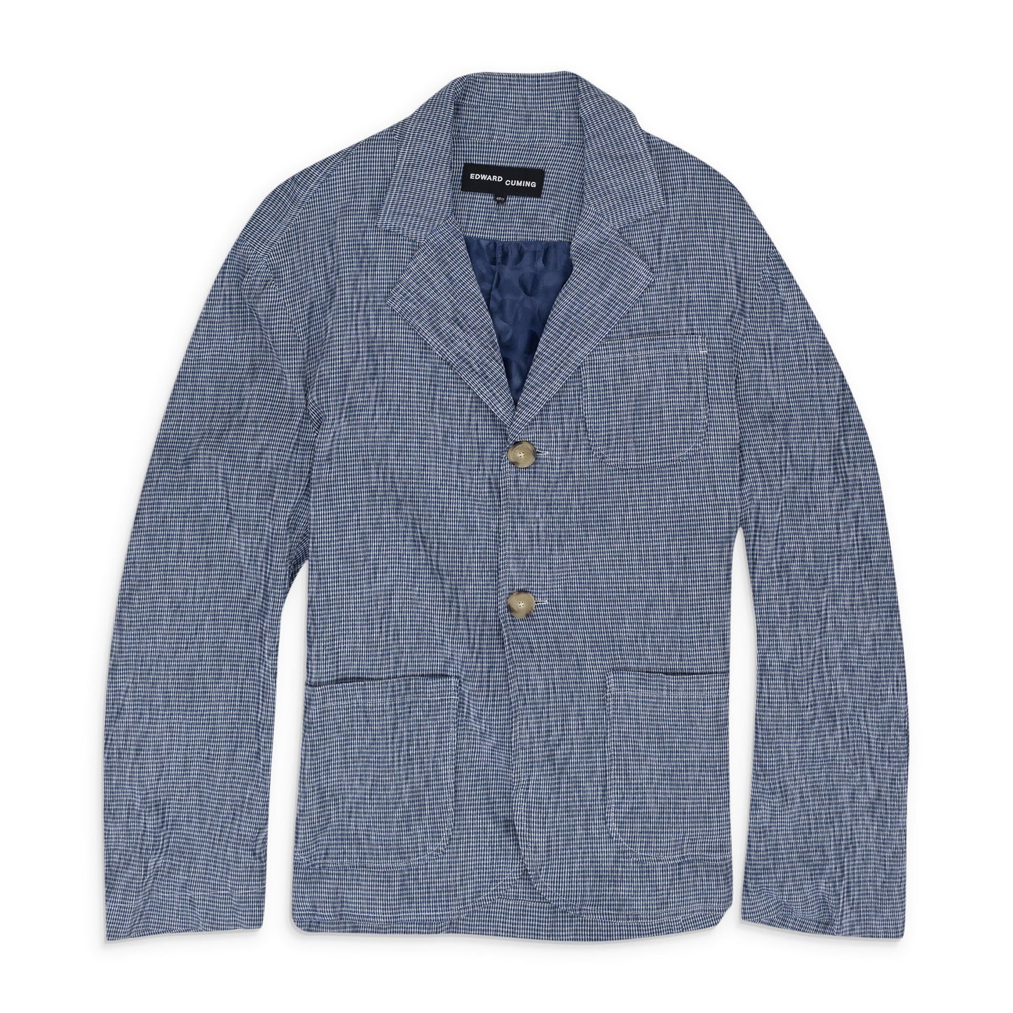 Blue Hunched Tailored Yoryu Blazer