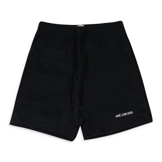 Black Logo Gym Short