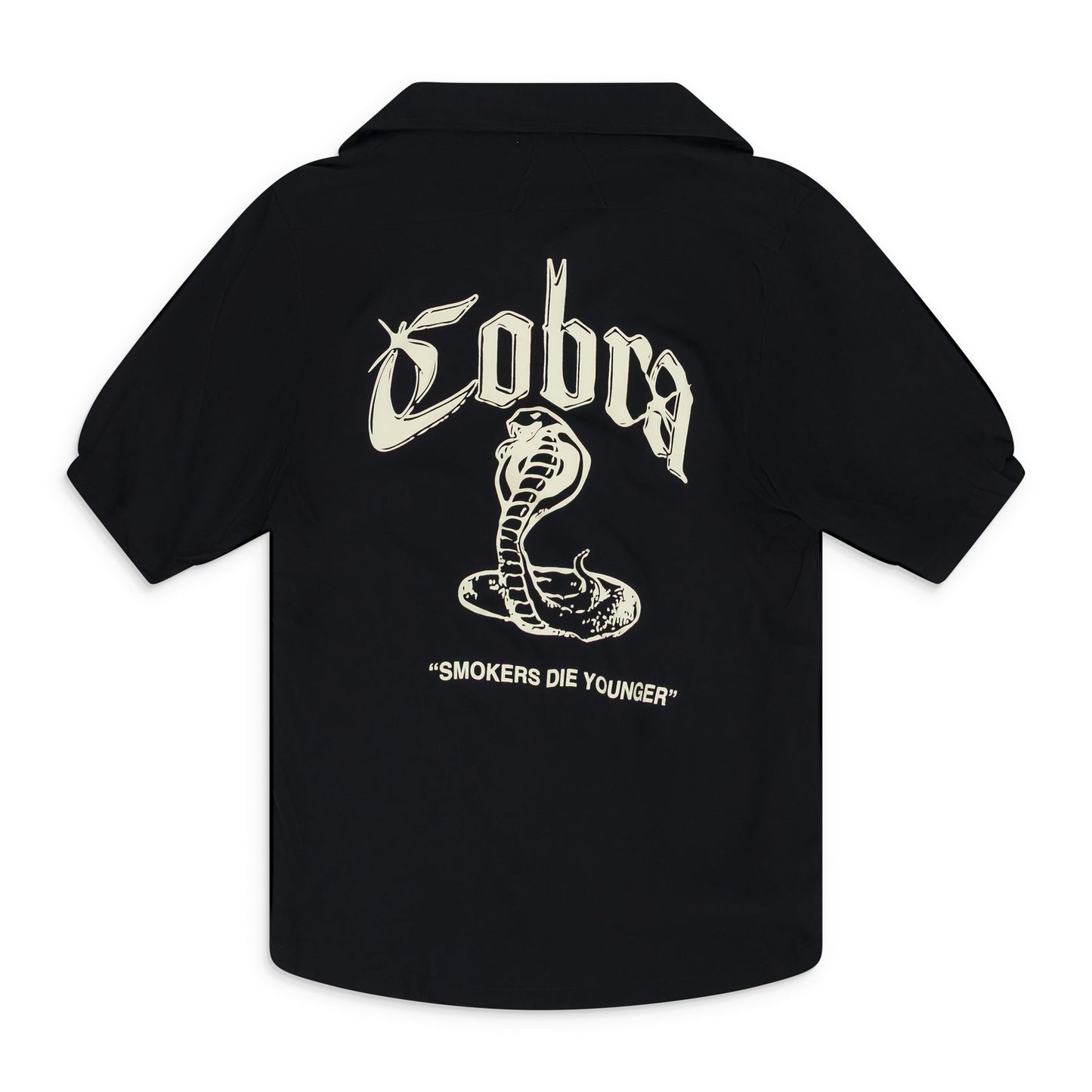 Black Cobra Button-Up Shirt