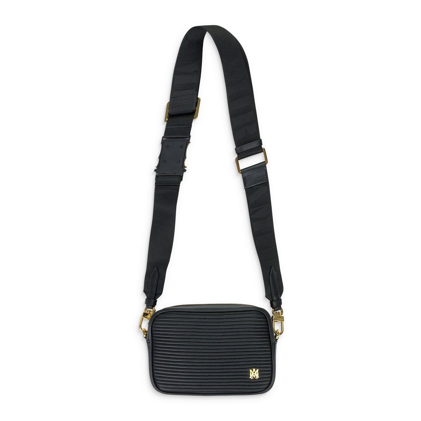 Black Nappa Mx1 Messenger Bag