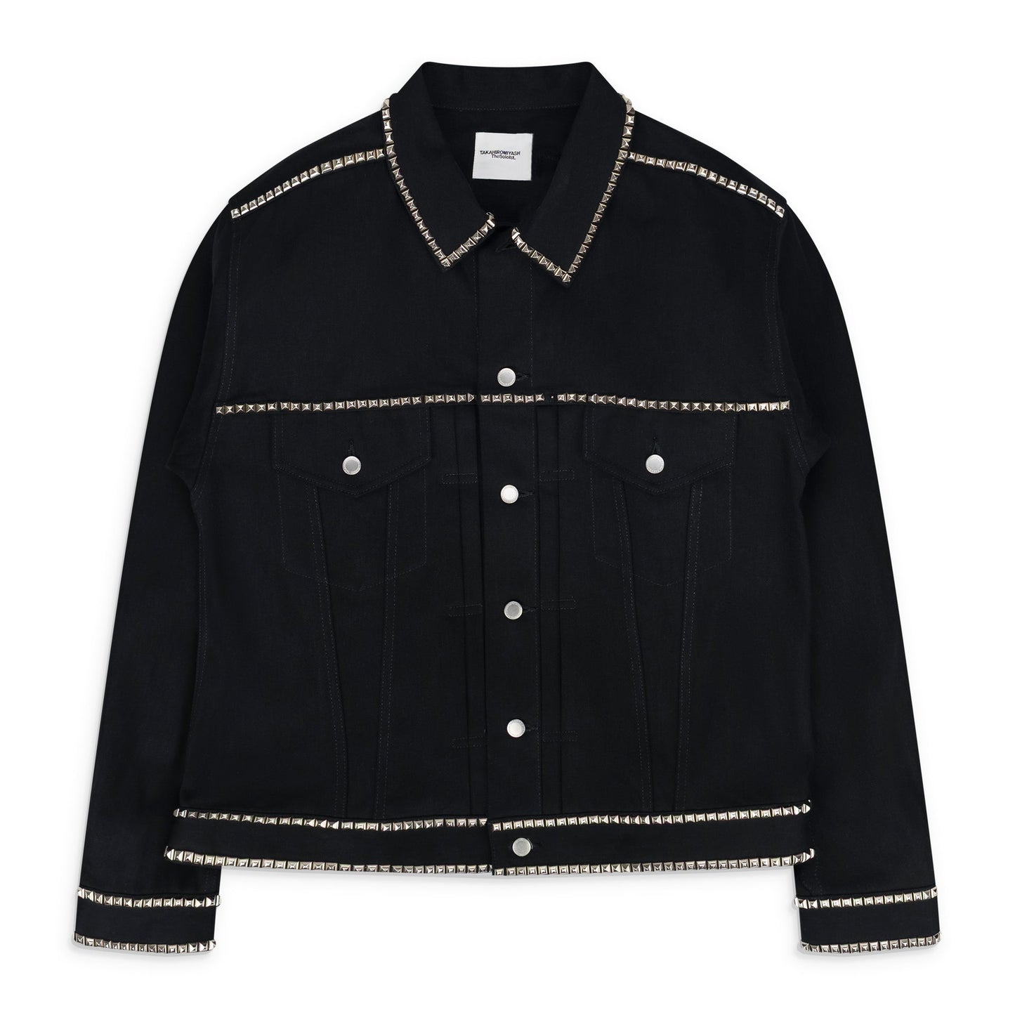 Black Studded Denim Jacket