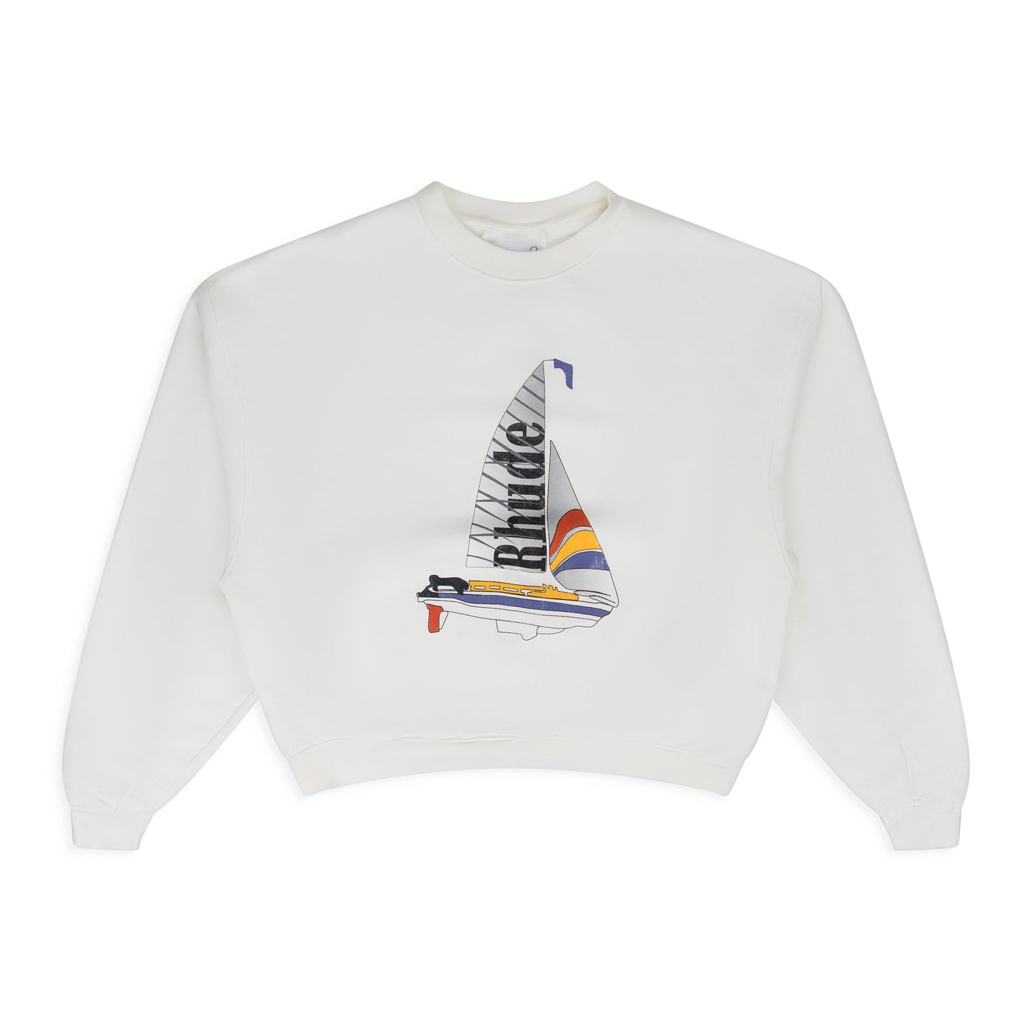 Beige Catamaran Champion Crewneck