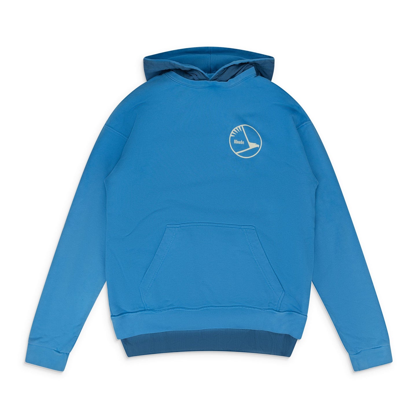Blue Layered Hoodie