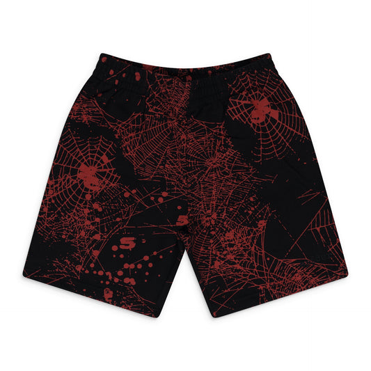 Black AOP Web V2 Sweatshorts
