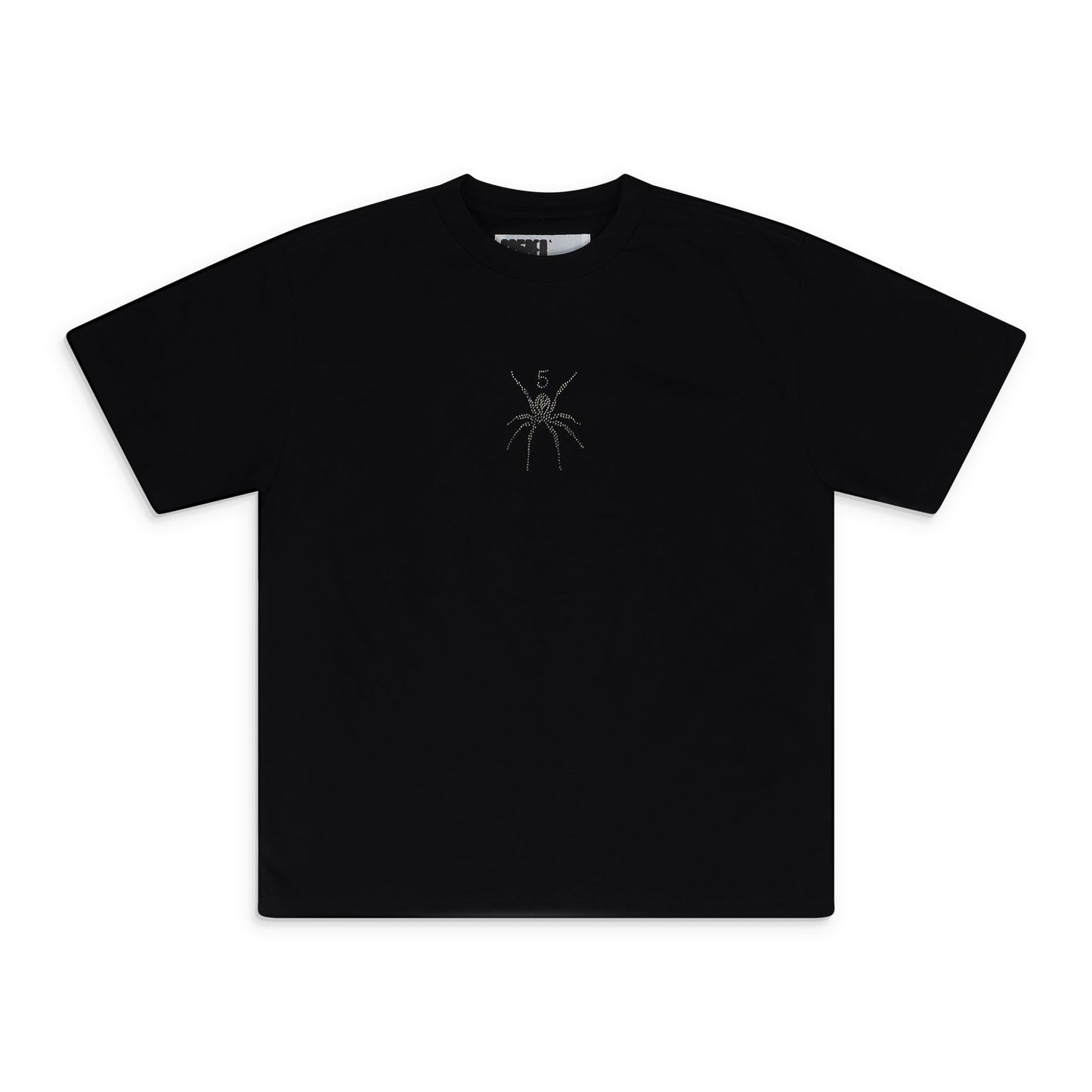 Black Rhinestone 5Ignature T-Shirt