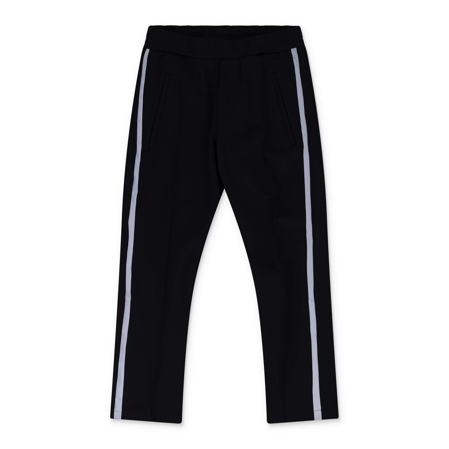 Black Striped Traxedo Pants
