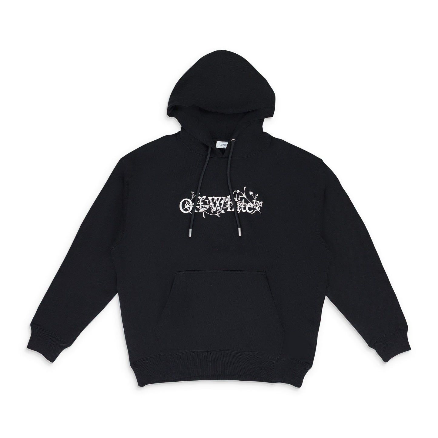 BLACK-WHITE Flower Hoodie