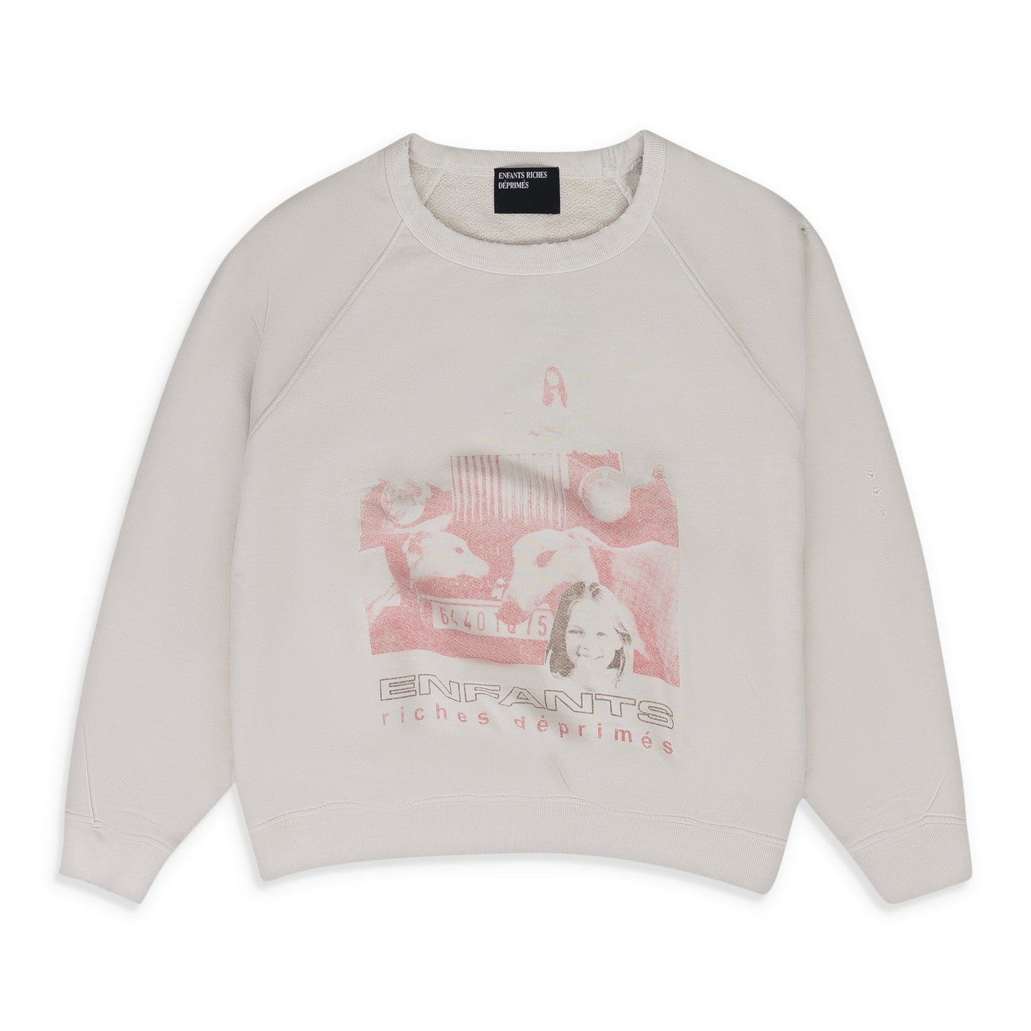 Vintage White Modular Long-Sleeve T-Shirt