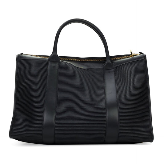 Black Nappa Mx1 Padding Weekender Messenger Bag