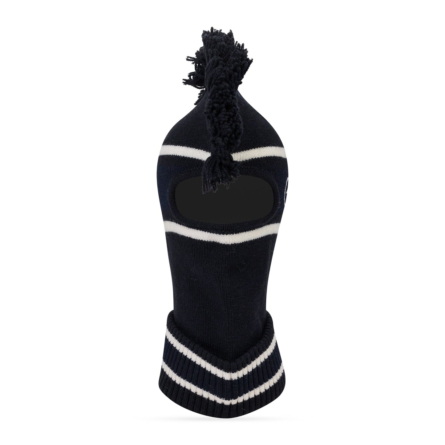 Blue Ambush Fringe Knit Balaclava