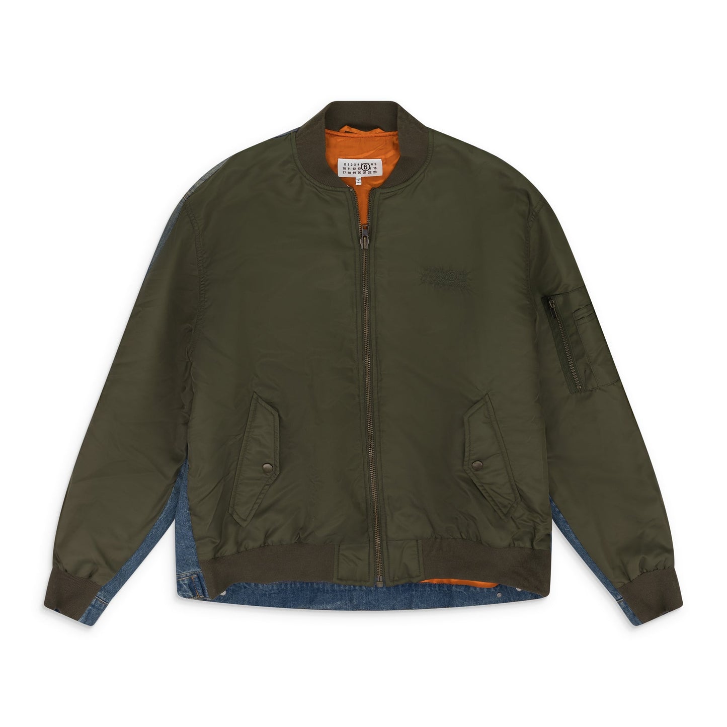 Green Split Bomber Jacket