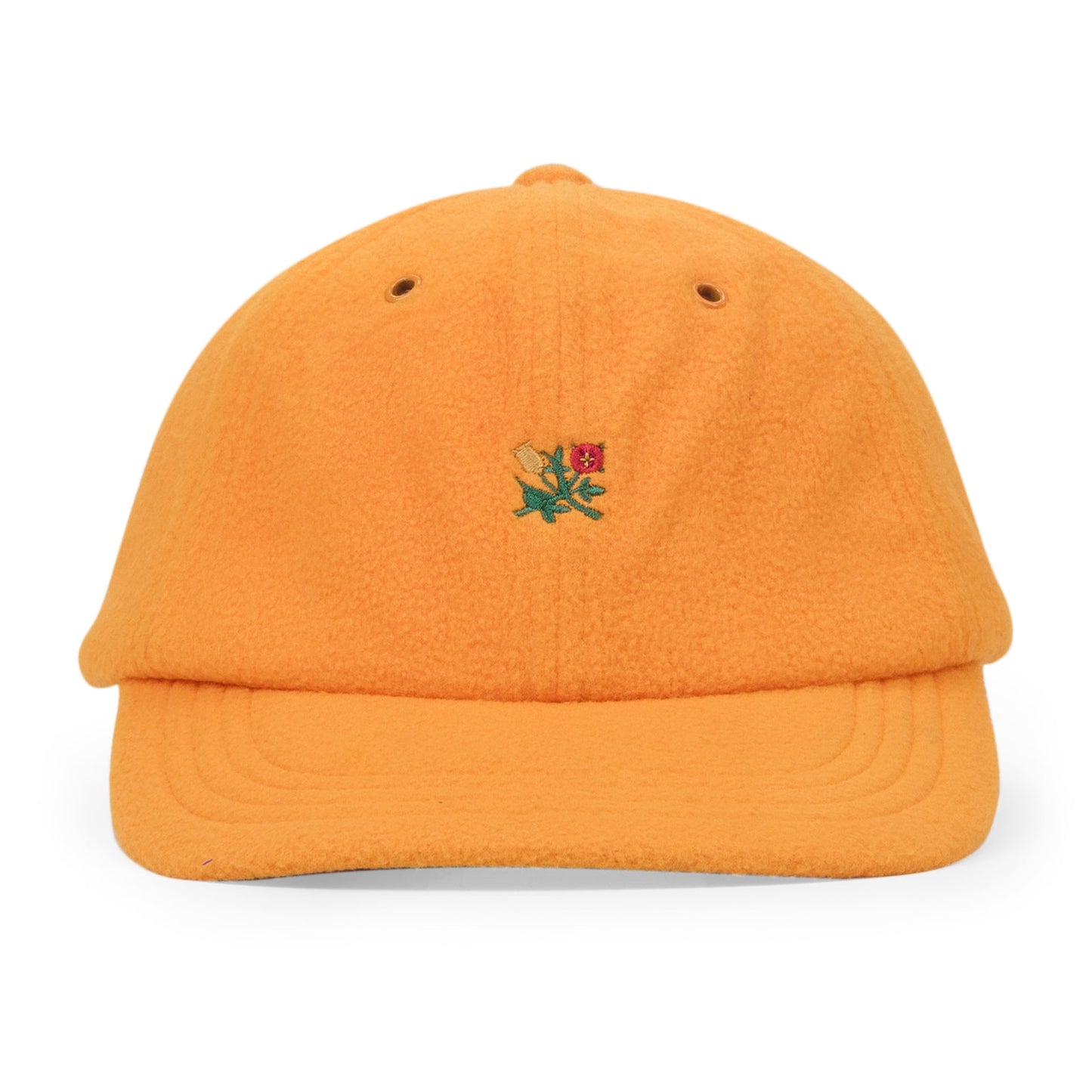 Orange Fleece Crest Baseball Cap