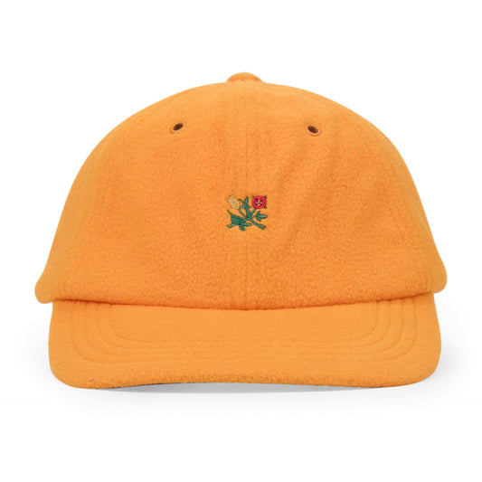 Orange Fleece Crest Baseball Cap