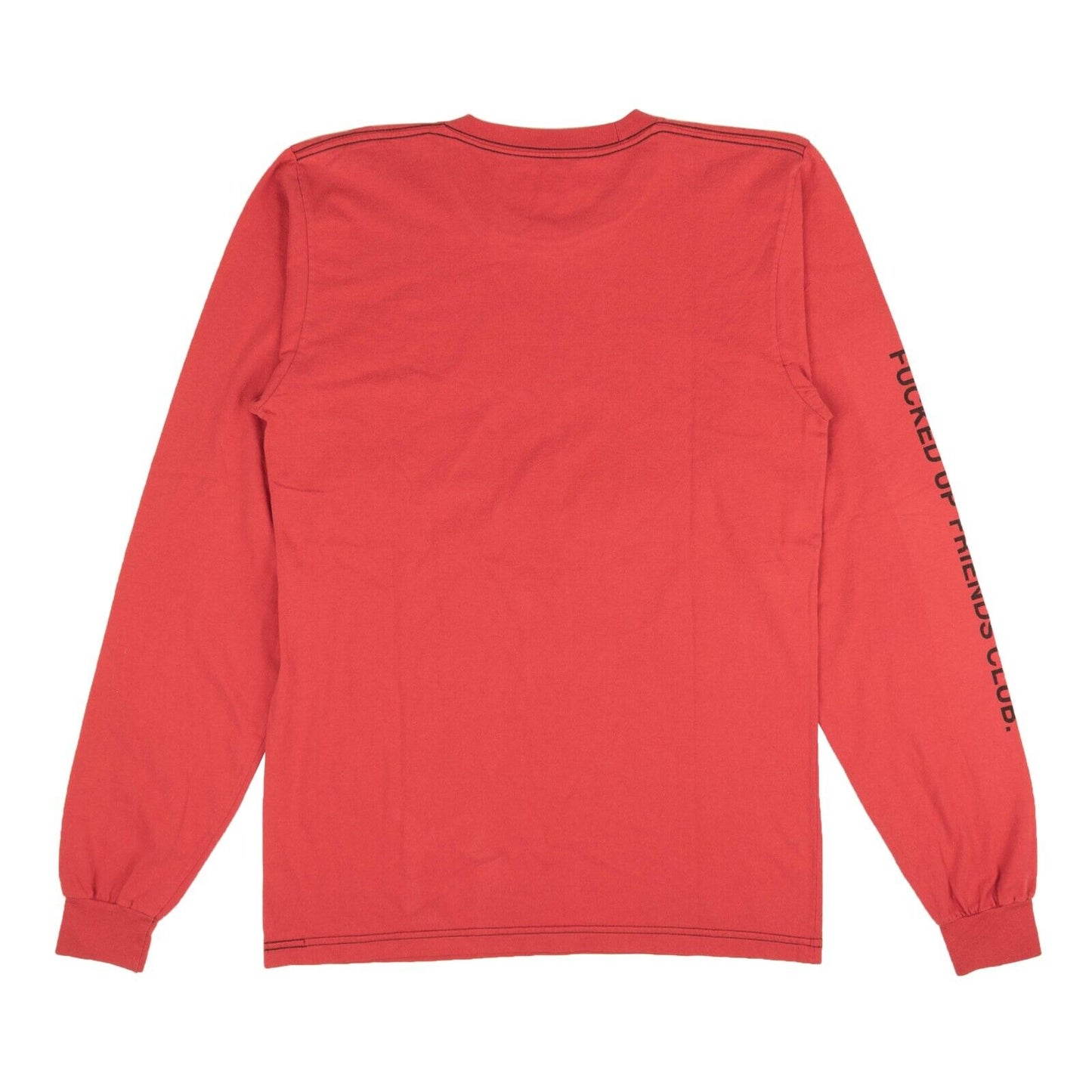 Local Authority X Don'T Trust Anyone Crooke Long Sleeve T-Shirt - Red