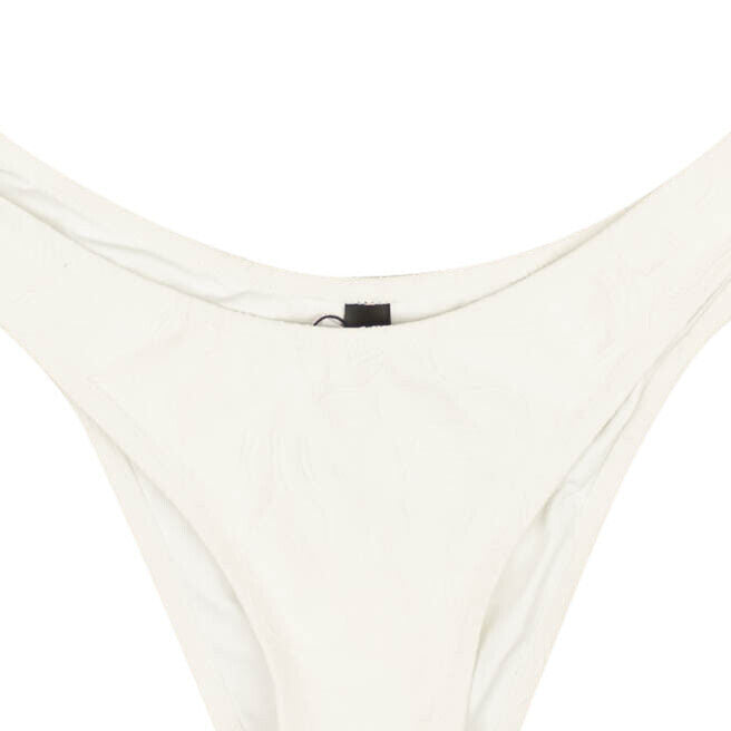 Reine Olga Leaf Brigitte Bikini Bottoms - White
