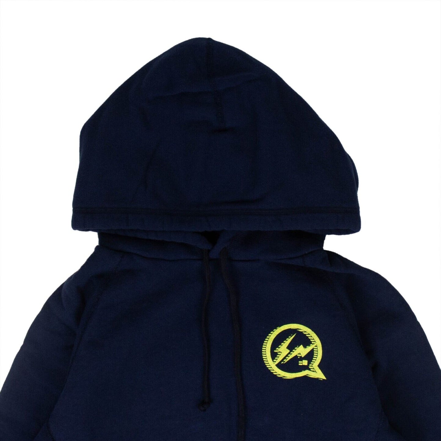 Denim By Vanquish & Fragment Chest Logo Hoodie - Navy
