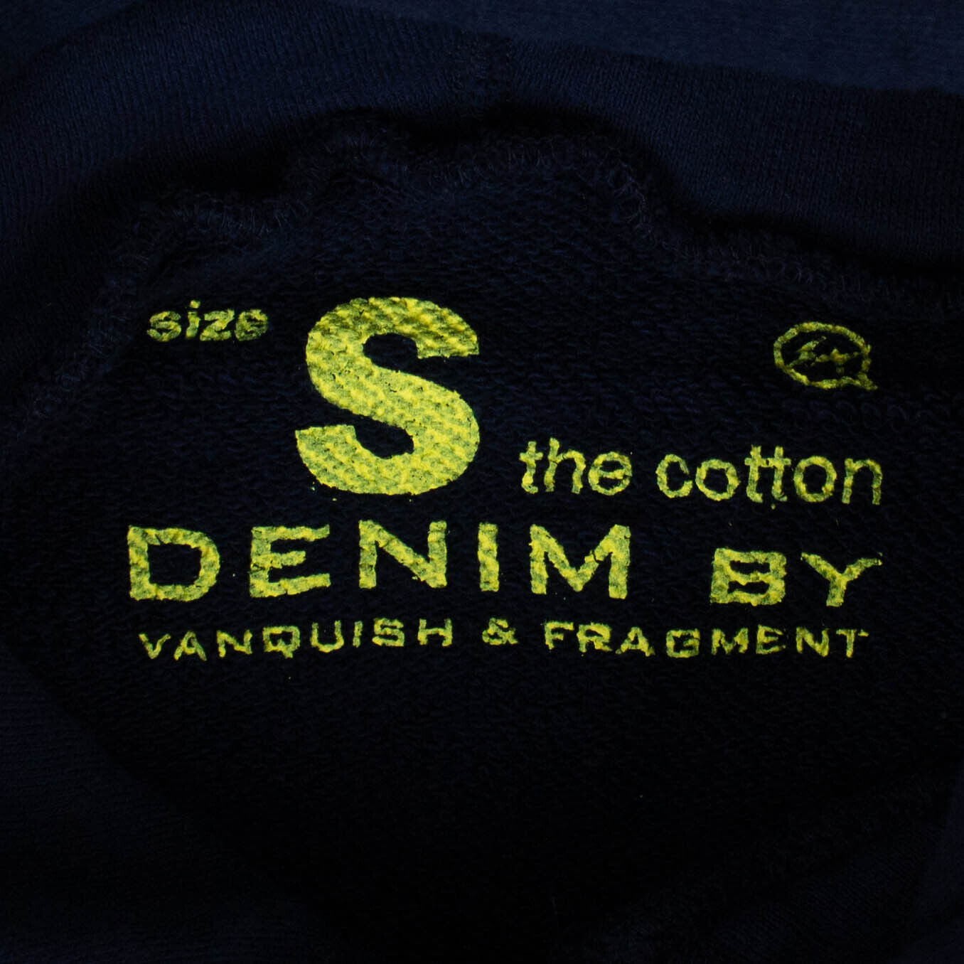 Denim By Vanquish & Fragment Chest Logo Hoodie - Navy