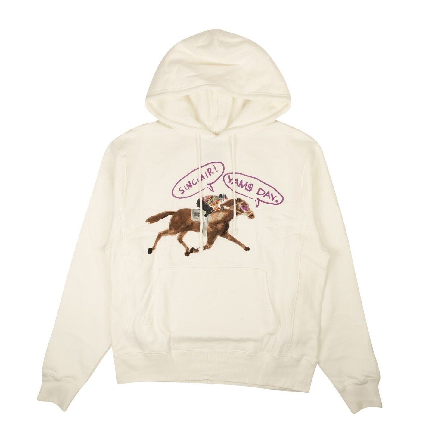 Yams Day X Tier 2021 Long Beach Horse Hoodie - White