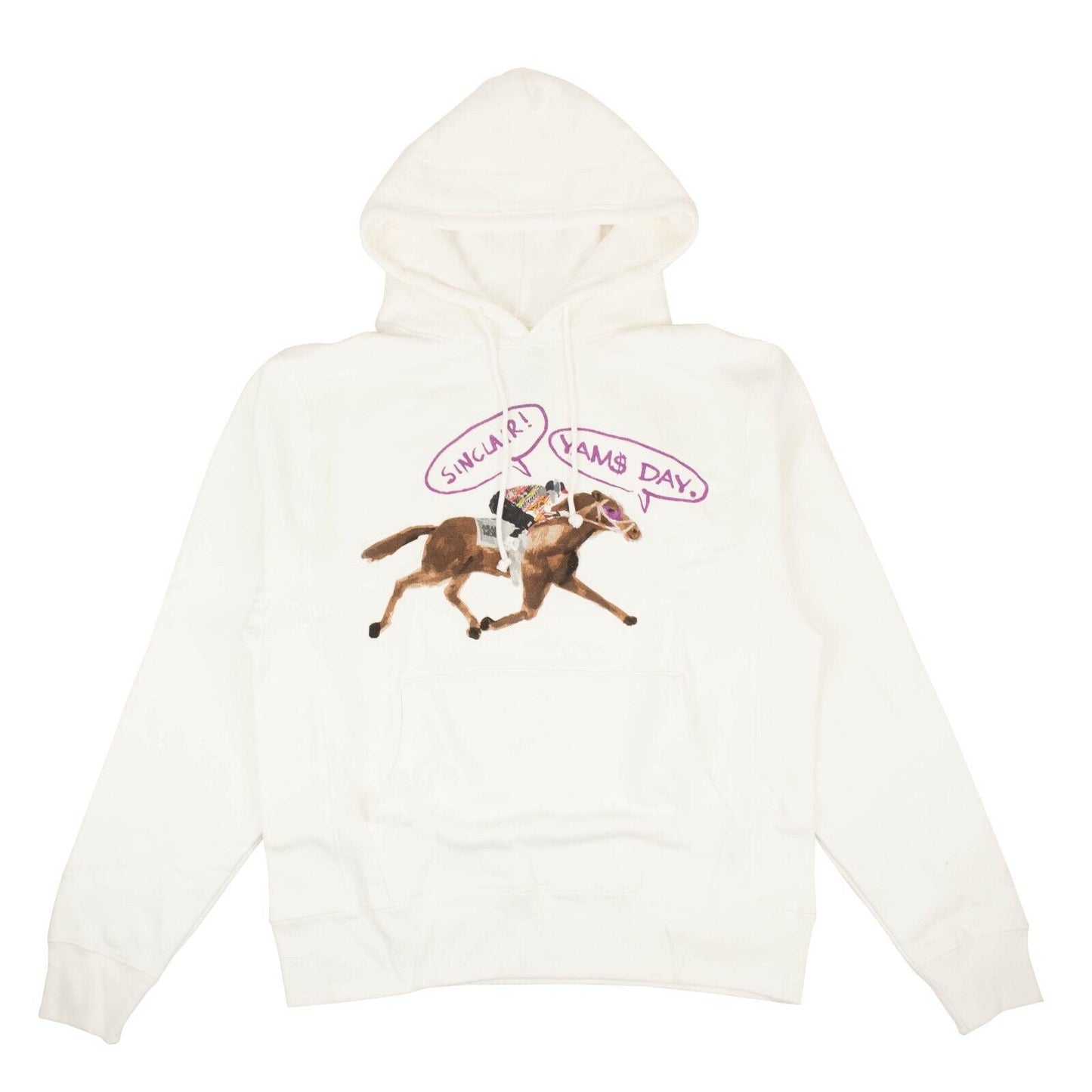 Yams Day X Tier 2021 Long Beach Horse Hoodie - White