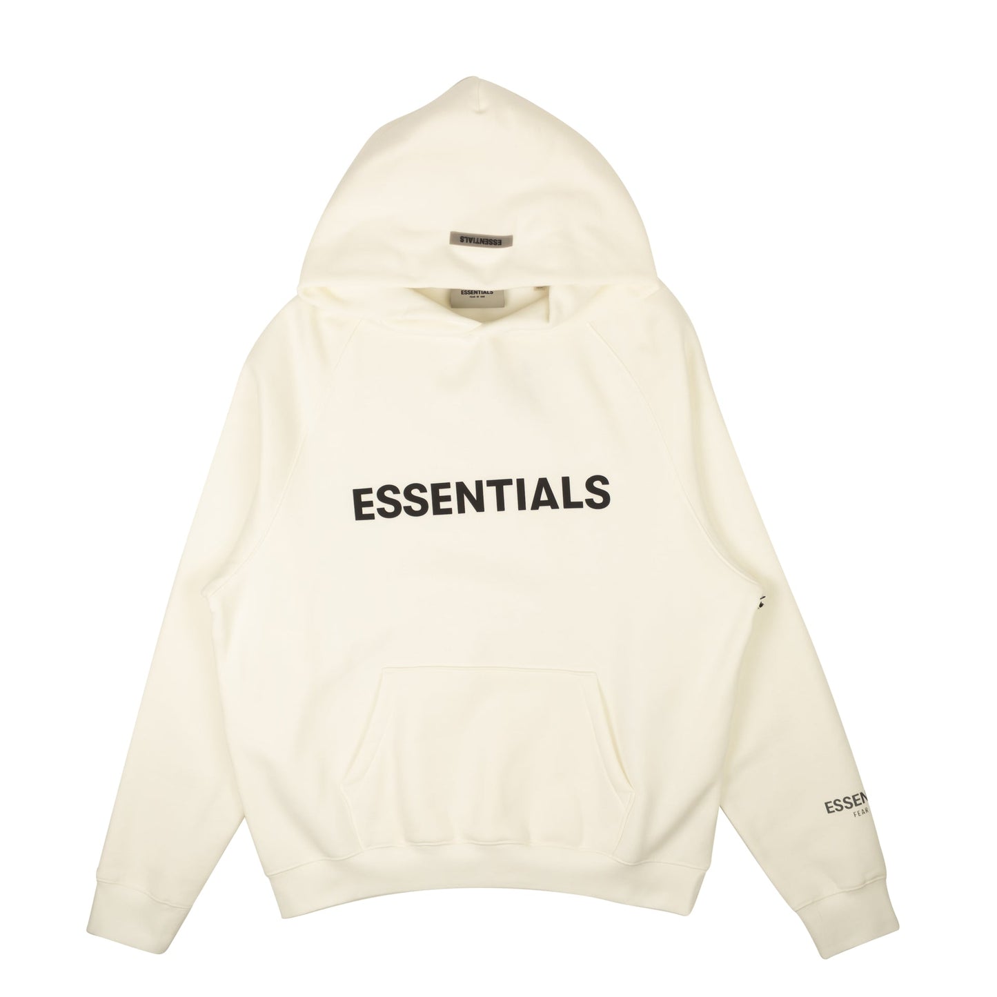 SS20 White Front Logo Hoodie