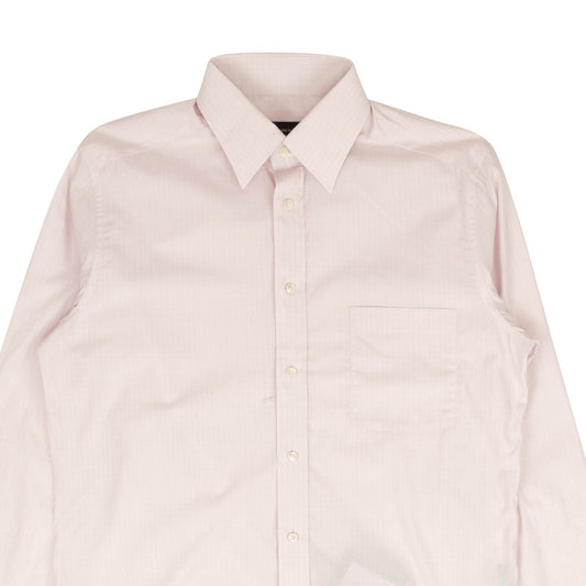 Pink Plaid Dress Shirt
