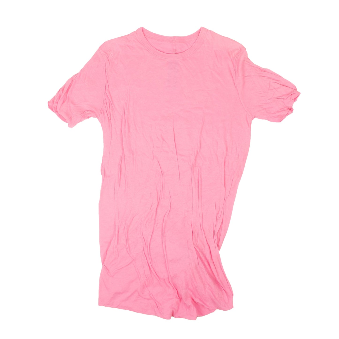 Pop Pink Double Cotton Short Sleeve T-Shirt