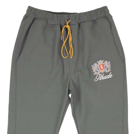 Teal Grey Cotton Brentwood Track Pants