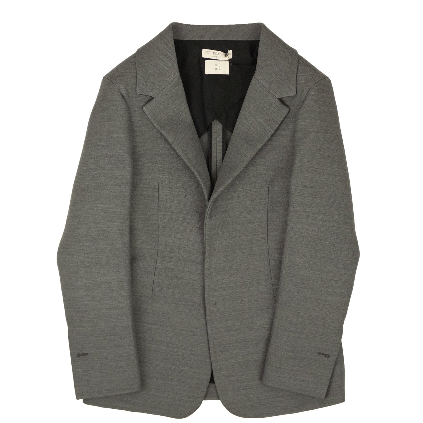 BOTTEGA VENETA Light Grey Wool Jacket