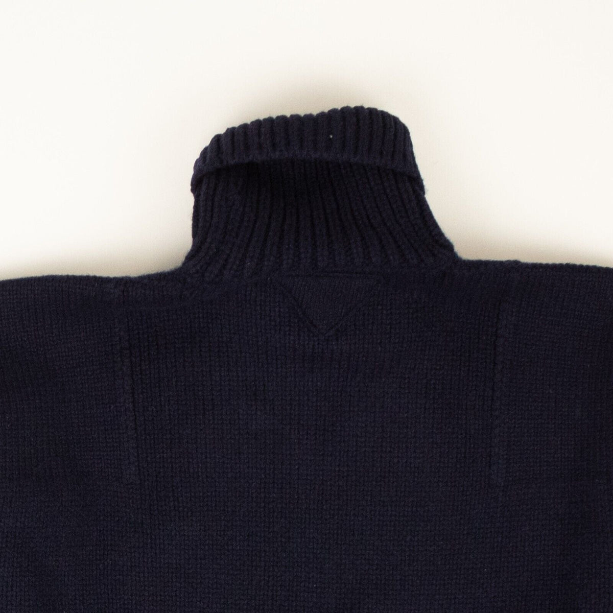 Navy Shetland Turtleneck Sweater