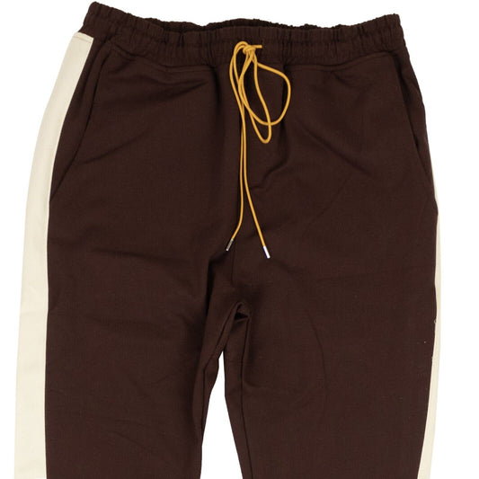 Brown Rayon Boys Traxedo Joggers Pants