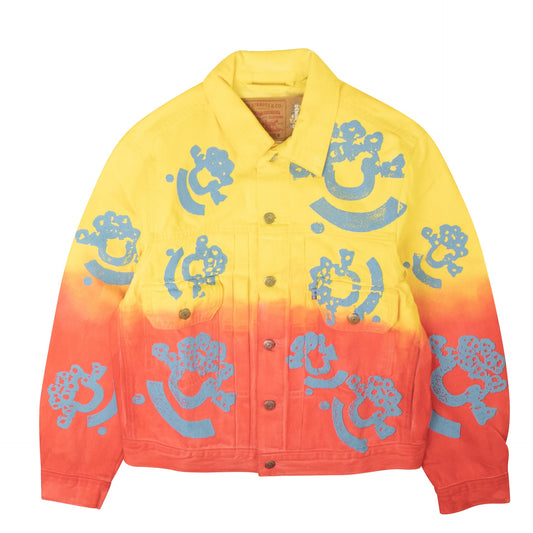 Multicolored Bstroy Tears Type-2 Denim Jacket