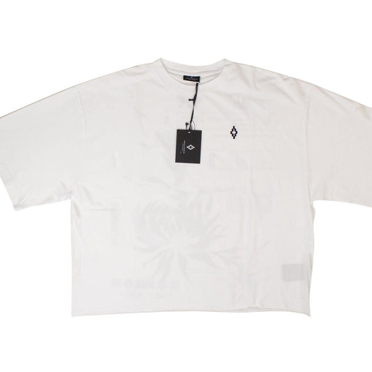 Marcelo Burlon Flower Shipping Over Tee - White
