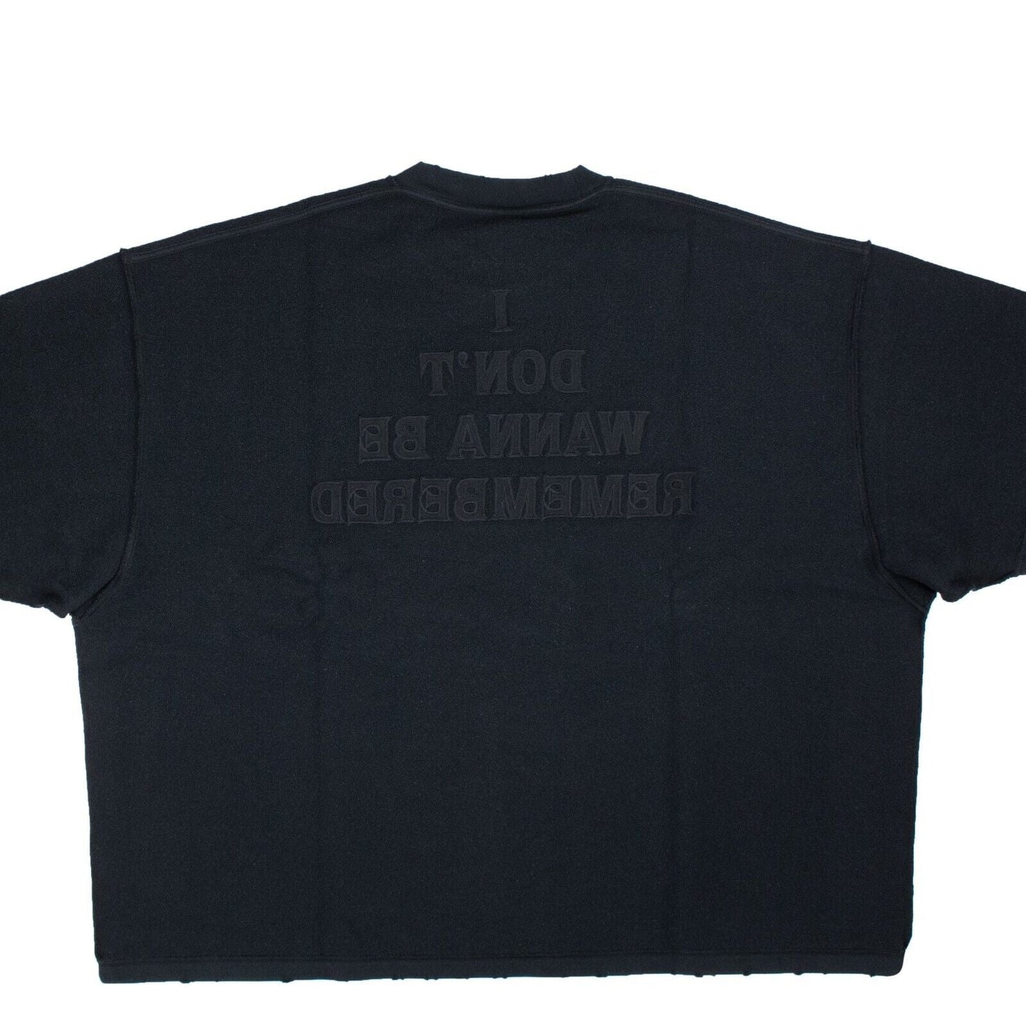 Dirty Black Unknown Embroidered Over