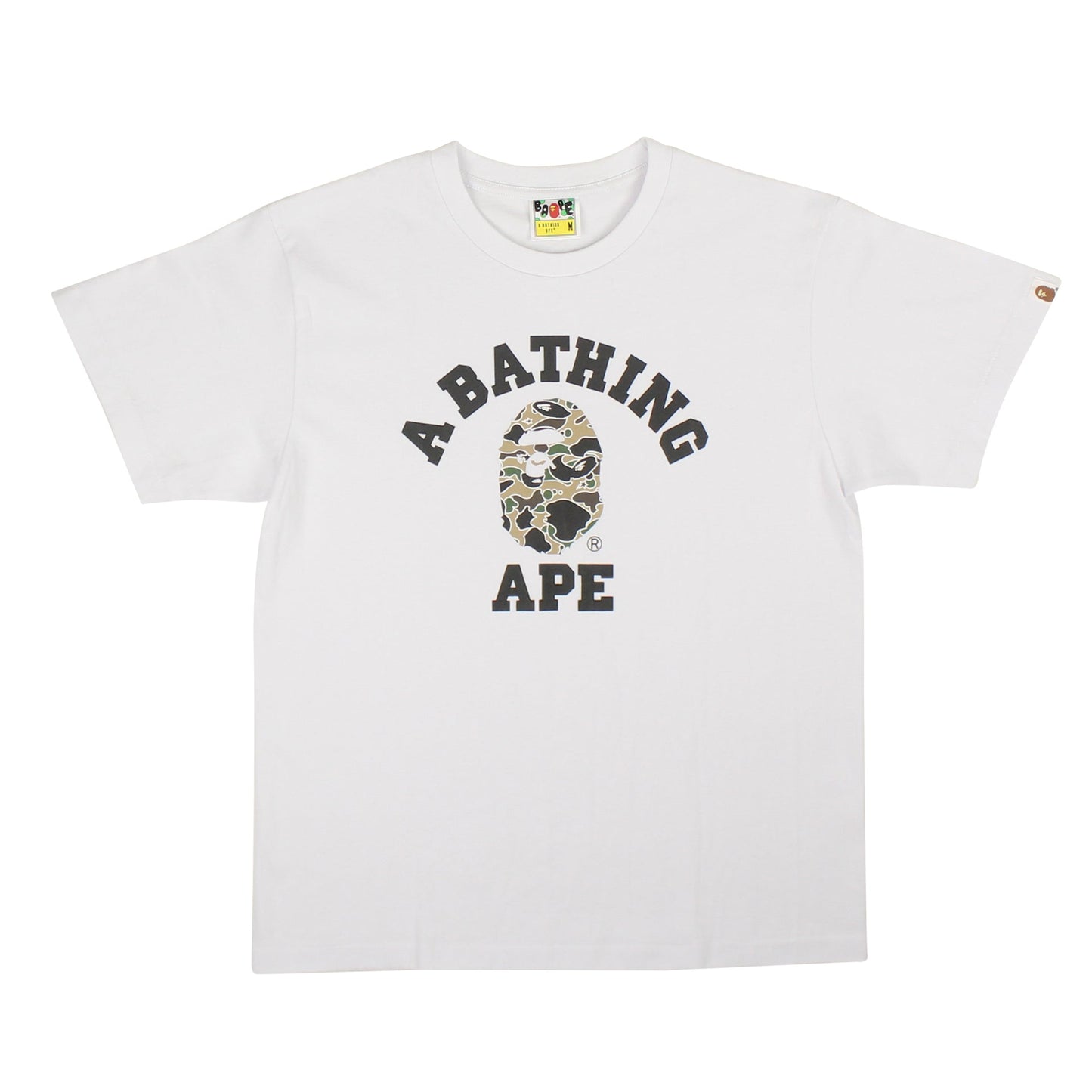 Bape Abc Camo Tee - Green/White