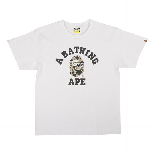 Bape Abc Camo Tee - Green/White