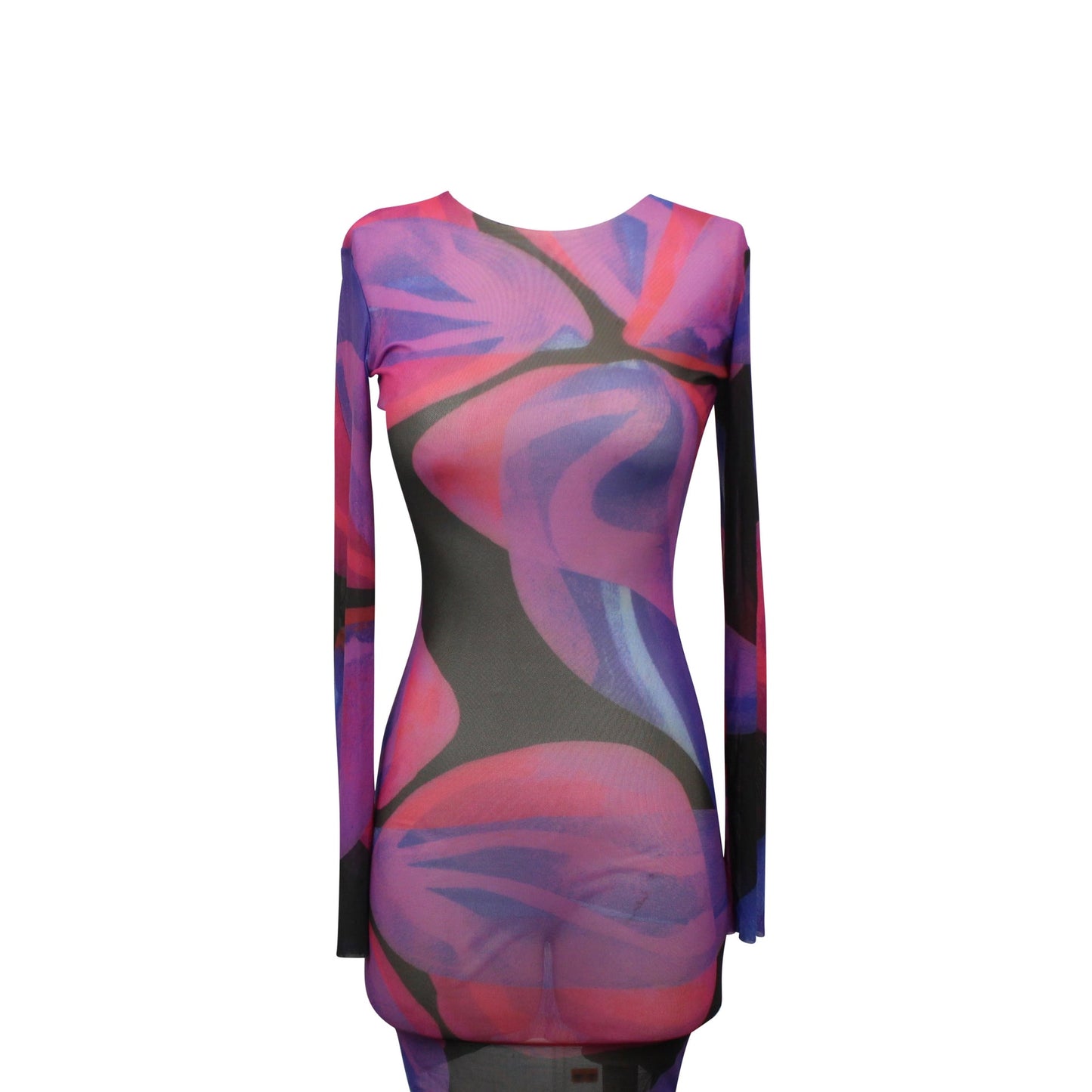 MEDUSA PRINT BEACH BUM SLEEVELESS LYCRA DRESS