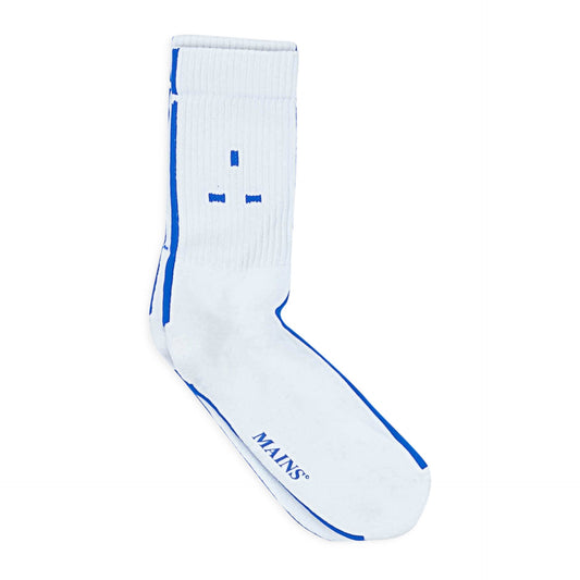 LOGO WHITE/BLUE SOCKS