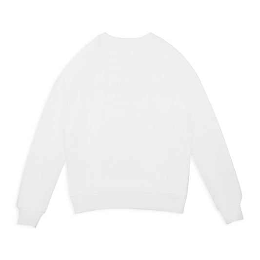 LOGO CREWNECK WHITE SWEATSHIRT