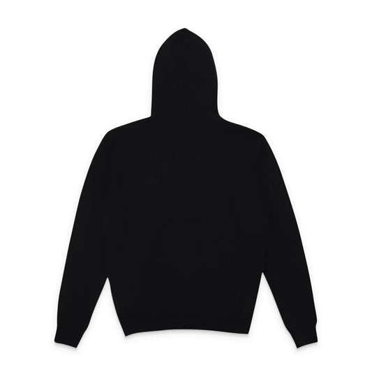 LOGO BLACK RED HOODIE